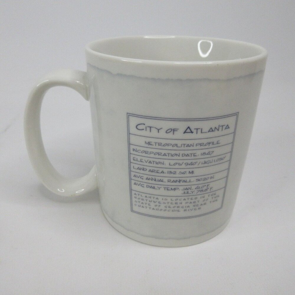 Starbucks Atlanta Georgia Hotlanta Coffee Mug Cup Architectural Series 2006 18oz - Picture 3 of 6